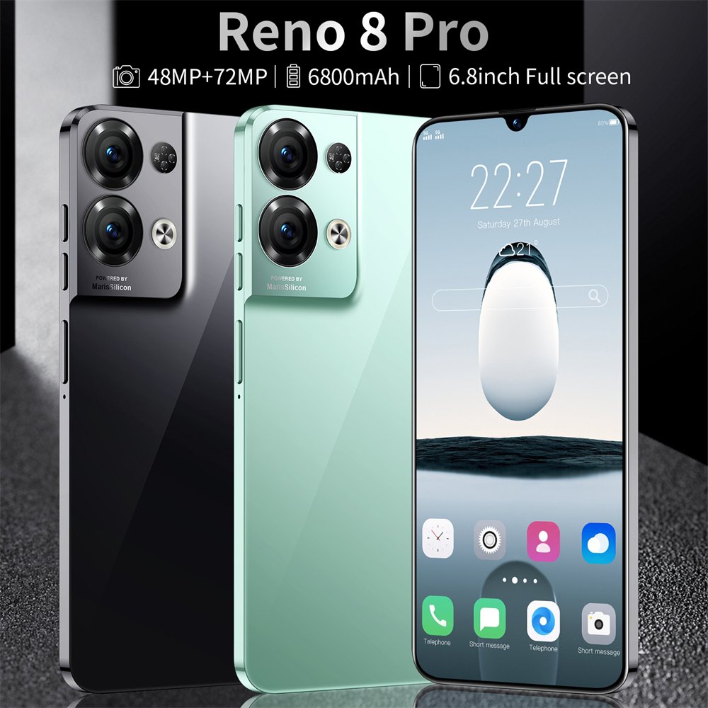 Reno 8 pro Android 12.0 mobile phone 3G&4G smartphone with excellent service